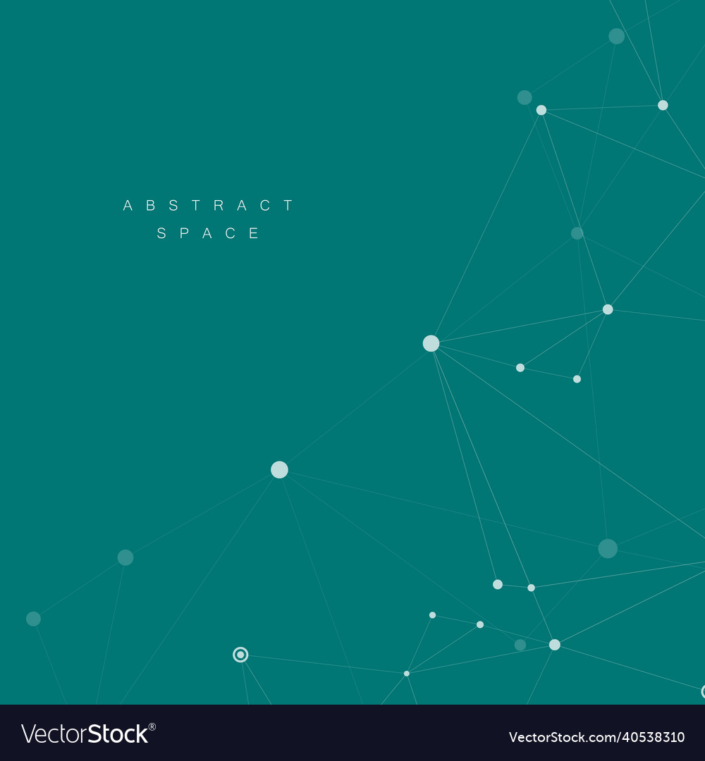 Abstract polygonal network background vector image Abstract polygonal network background