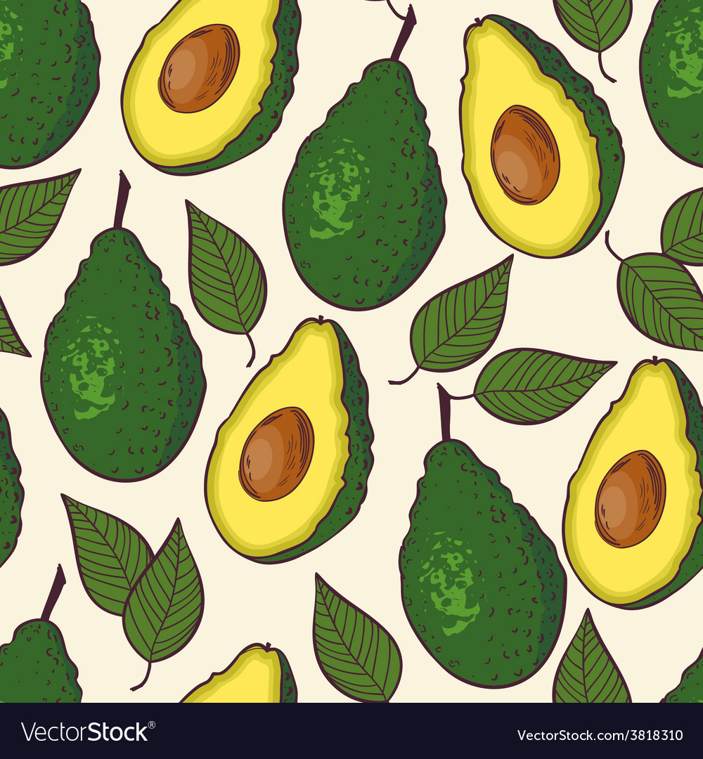 Avocado Slice Pattern
