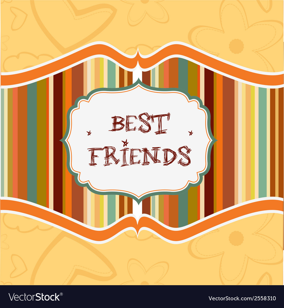 Best friends card