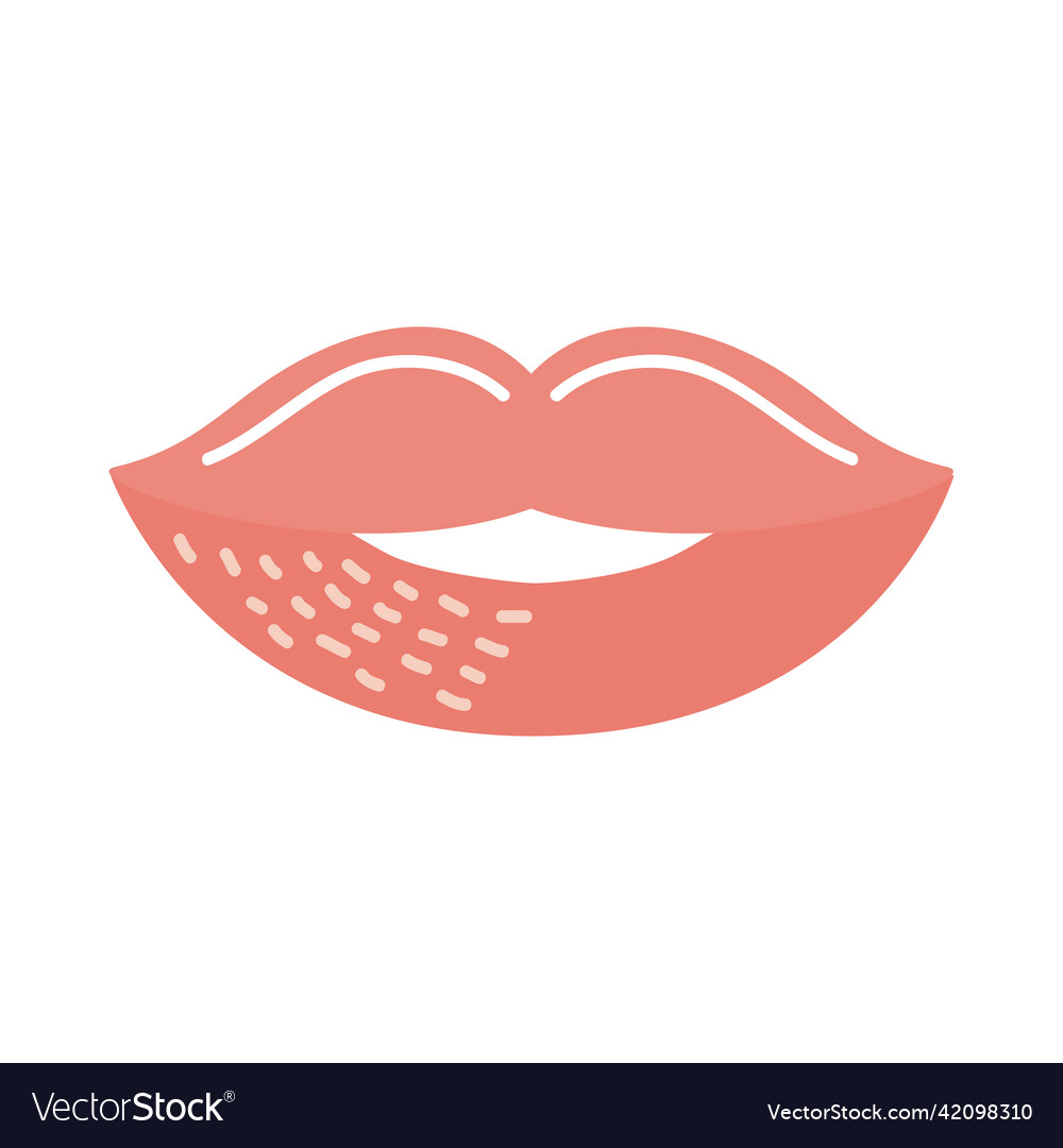 Female mouth lips Royalty Free Vector Image - VectorStock