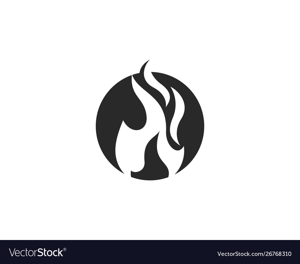 Fire Flame Logo Royalty Free Vector Image - Vectorstock