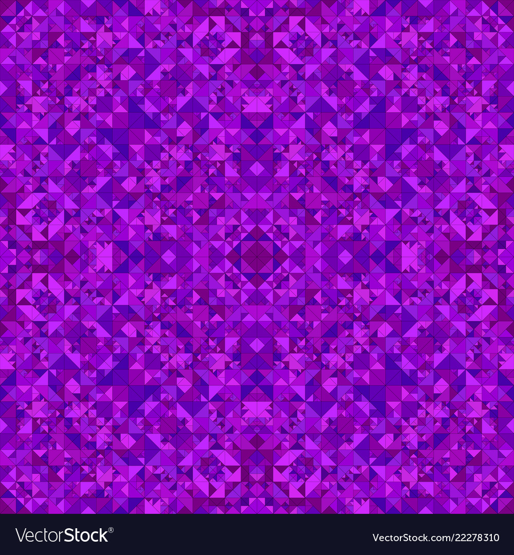 Purple seamless abstract triangle mosaic tile