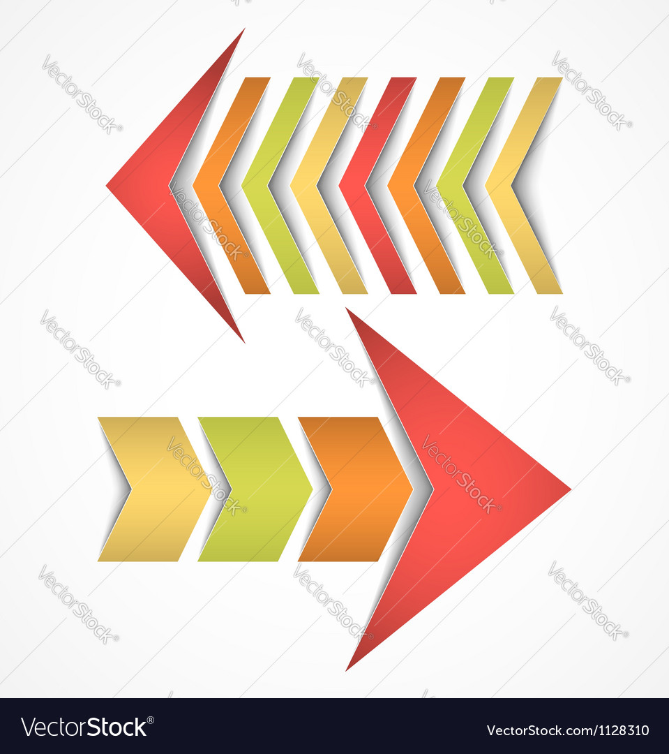 Two Directional Arrows