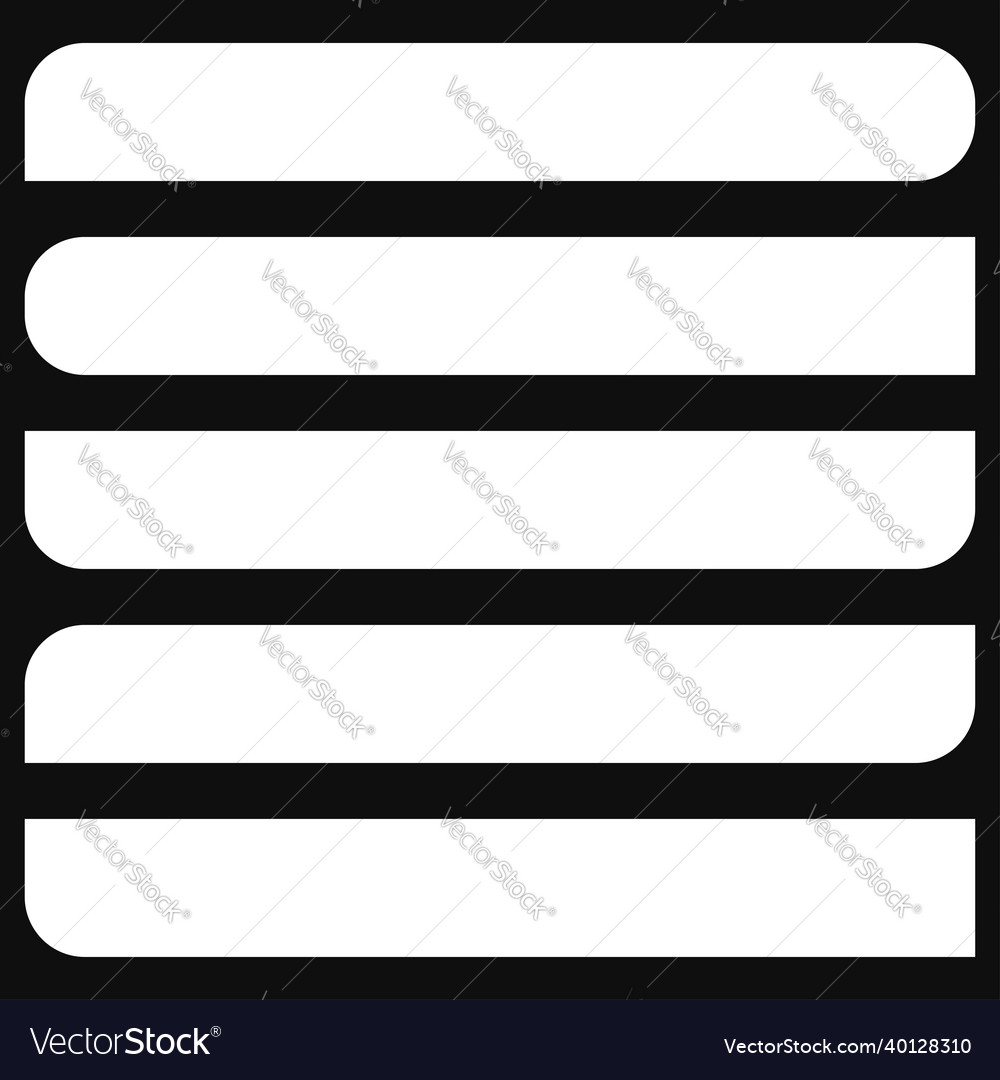 Web button banner plaque bar design element