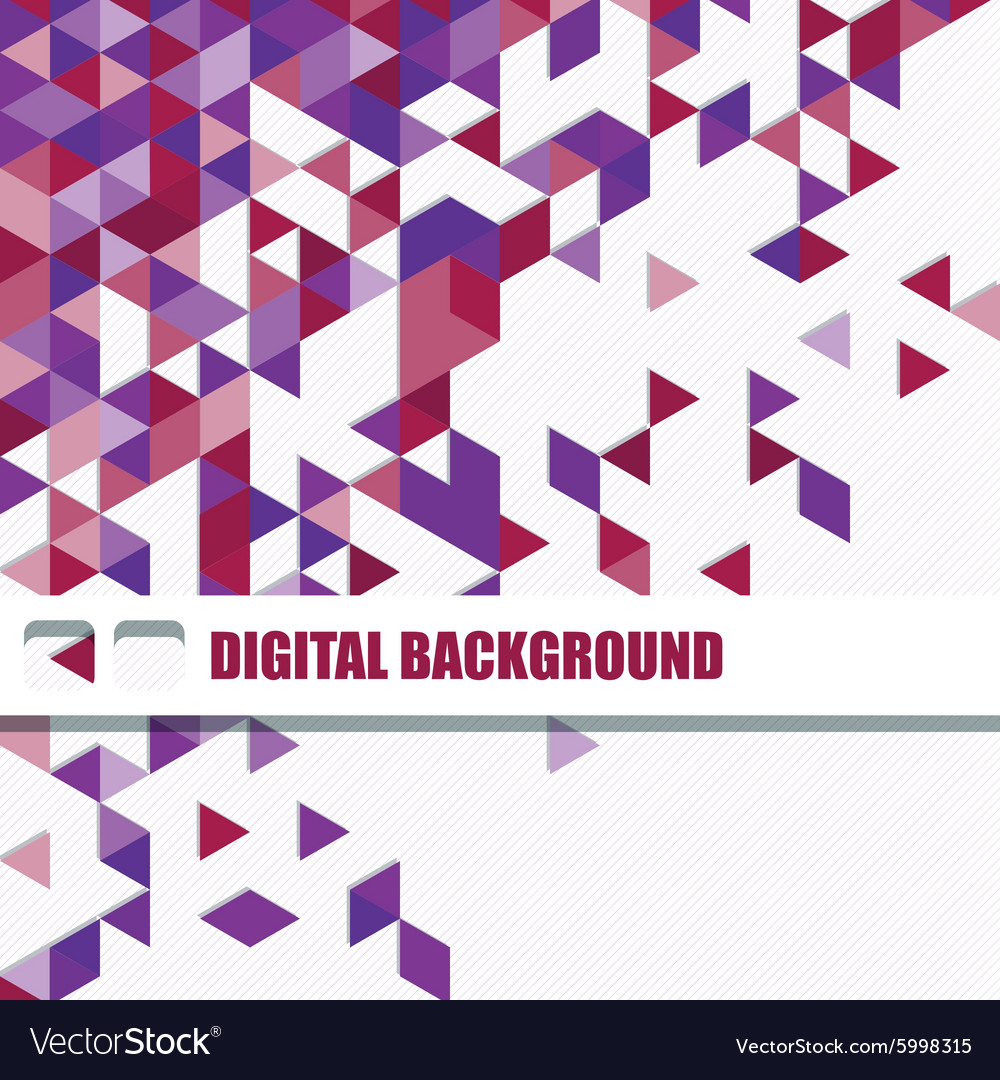 Background of different color triangles
