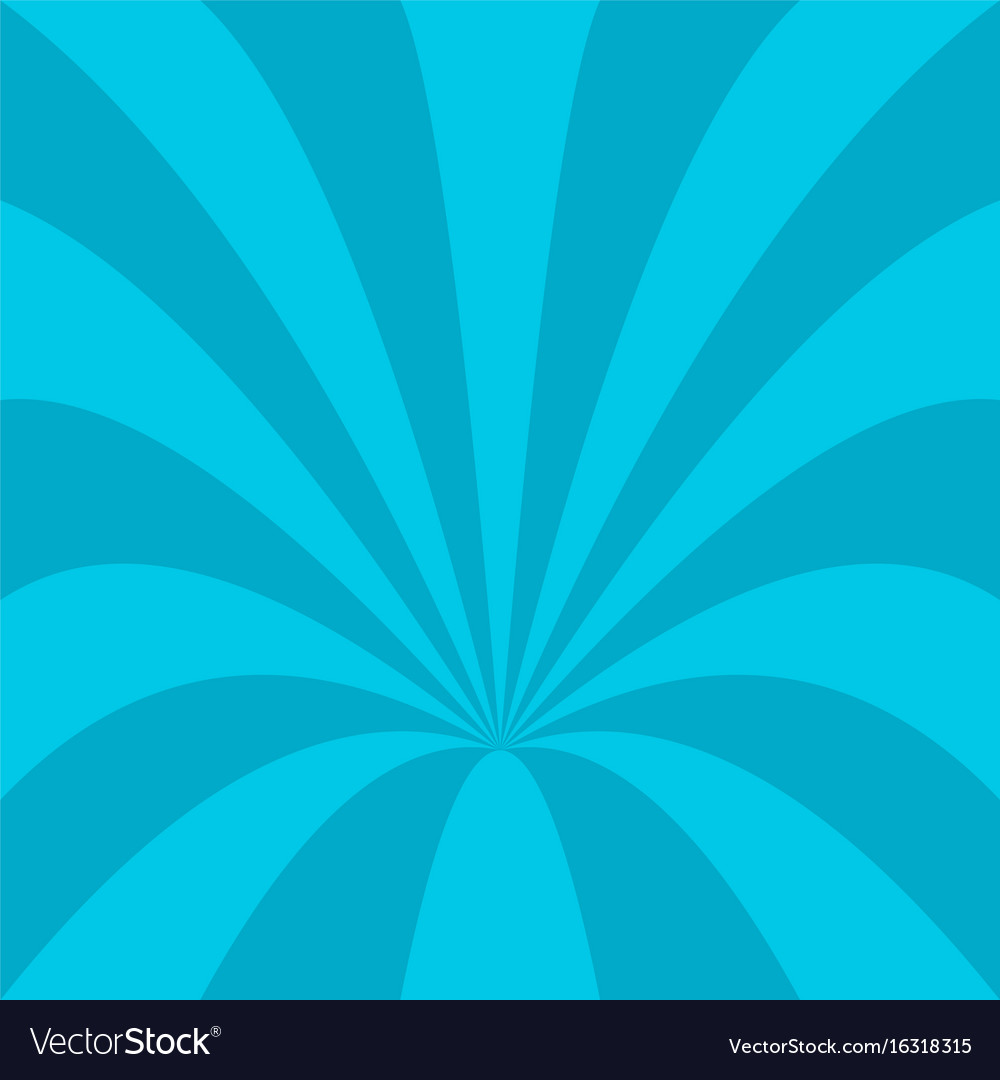 Dynamic ray burst background - design from curved