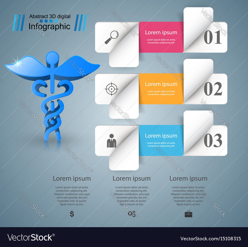 Health Icon 3d Medical Infographic Royalty Free Vector Image Health Icon 3d Medical Infographic Royalty Free Vector Image