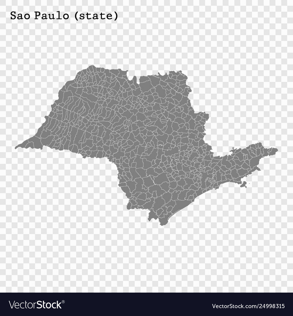 High quality mapstate brazil