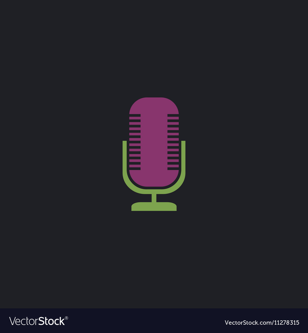 Microphone computer symbol