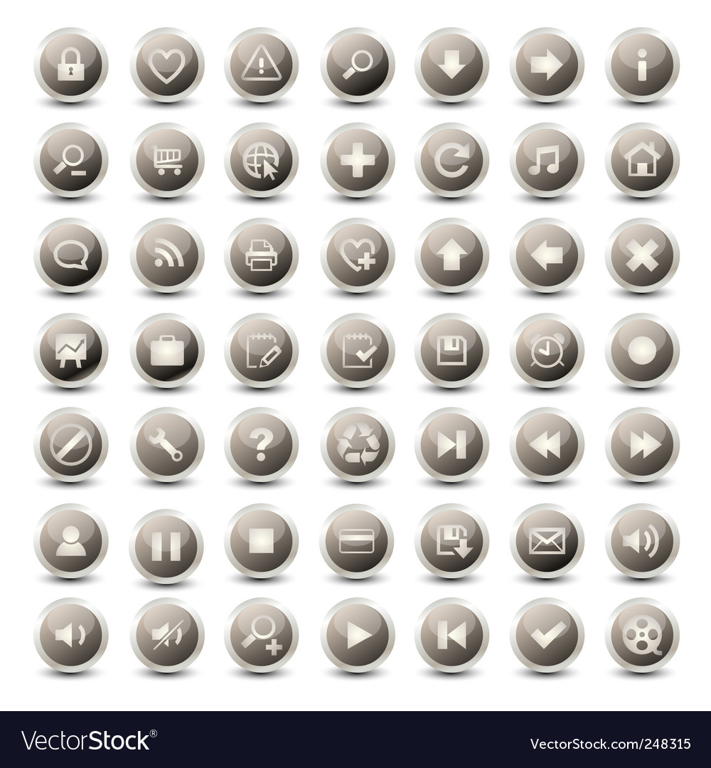 Modern Web Icon Set
