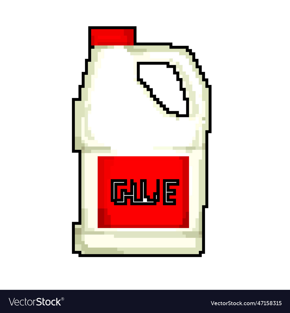 Office glue bottle game pixel art