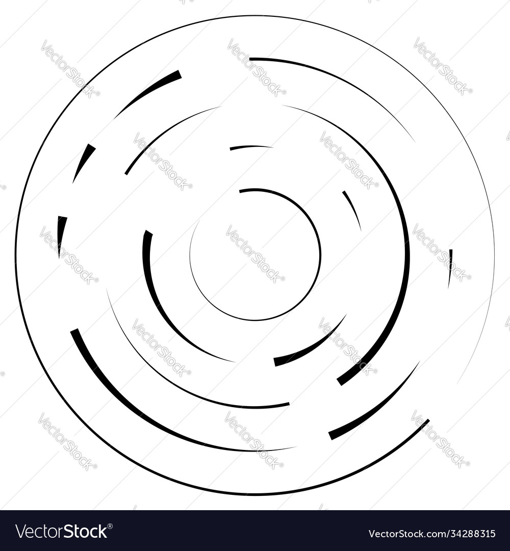 Radial radiating lines abstract burst element vector image Radial radiating lines abstract burst element