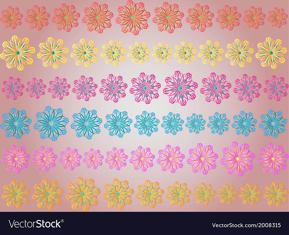 Seamless - abstract flower pattern