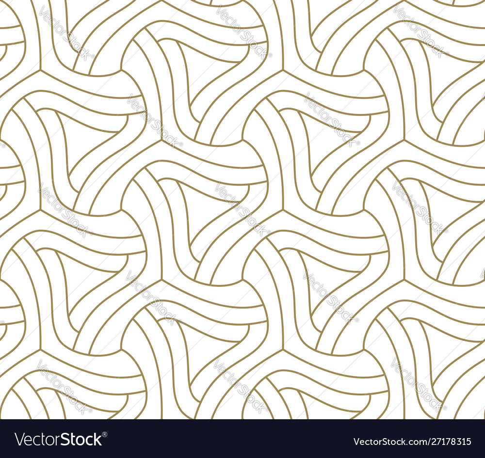 Seamless pattern with abstract geometric line vector image Seamless pattern with abstract geometric line