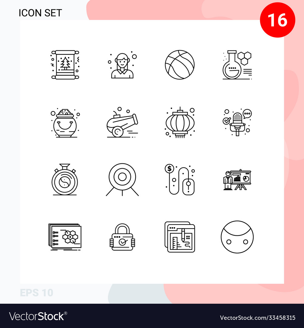 User interface pack 16 basic outlines