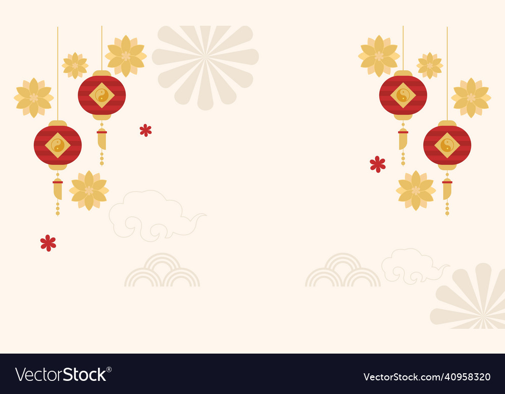 Chinese new year celebration festive background