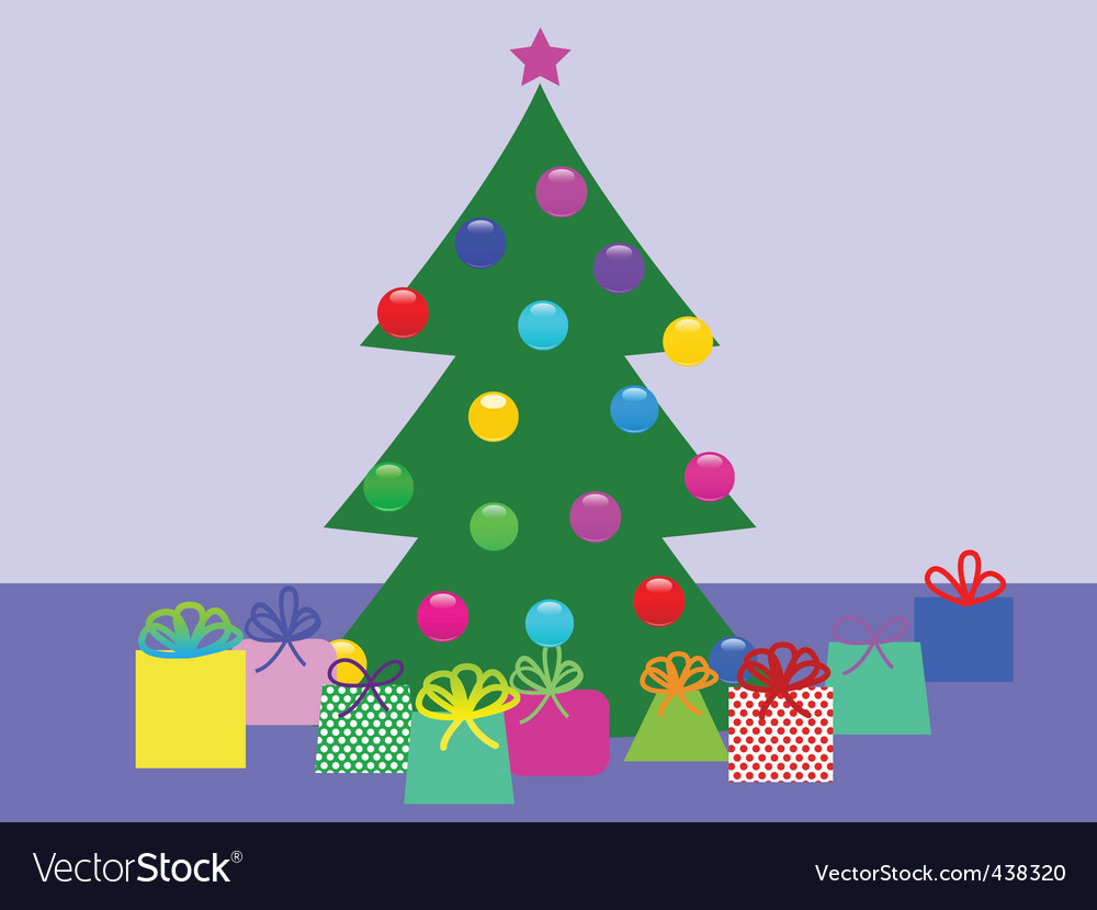 Christmas tree with gifts