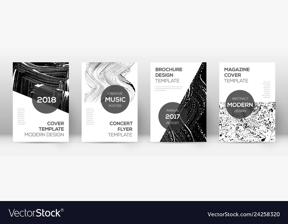 Cover page design template modern brochure layout Vector Image