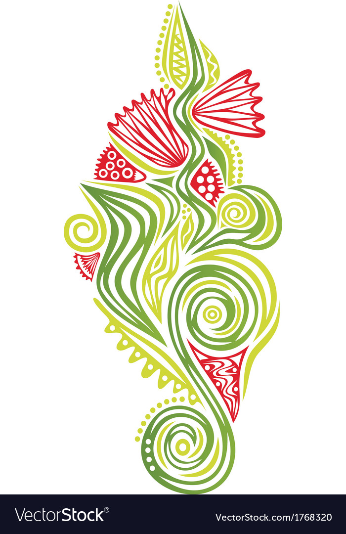 Floral Pattern Element