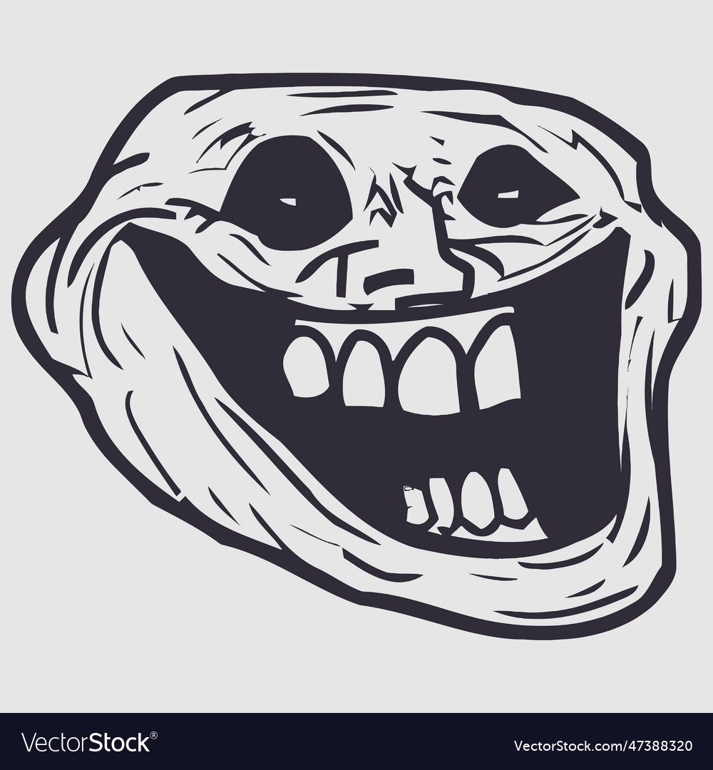 Troll Face in Vector Format