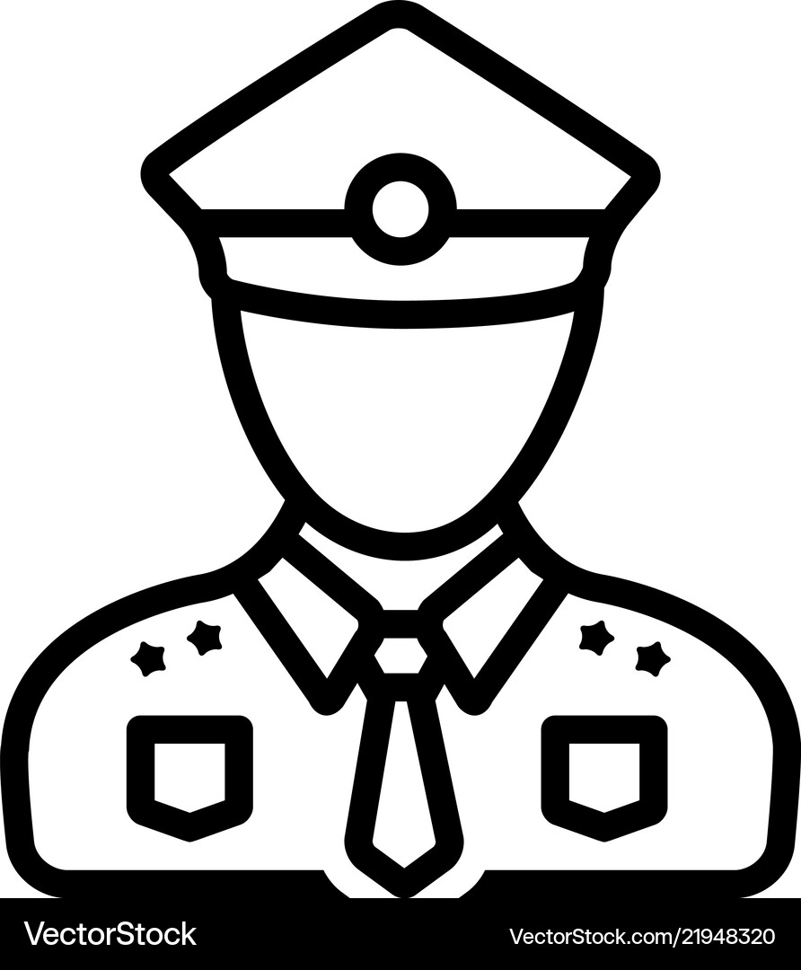 Policeman Royalty Free Vector Image - VectorStock