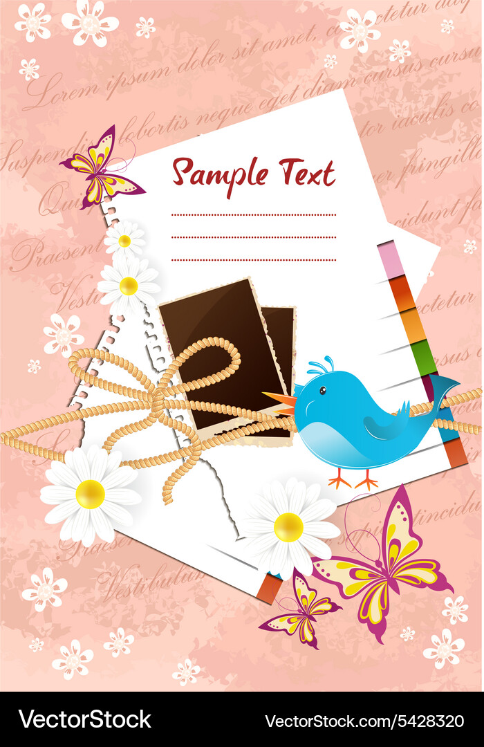 Scrapbook elements Royalty Free Vector Image - VectorStock