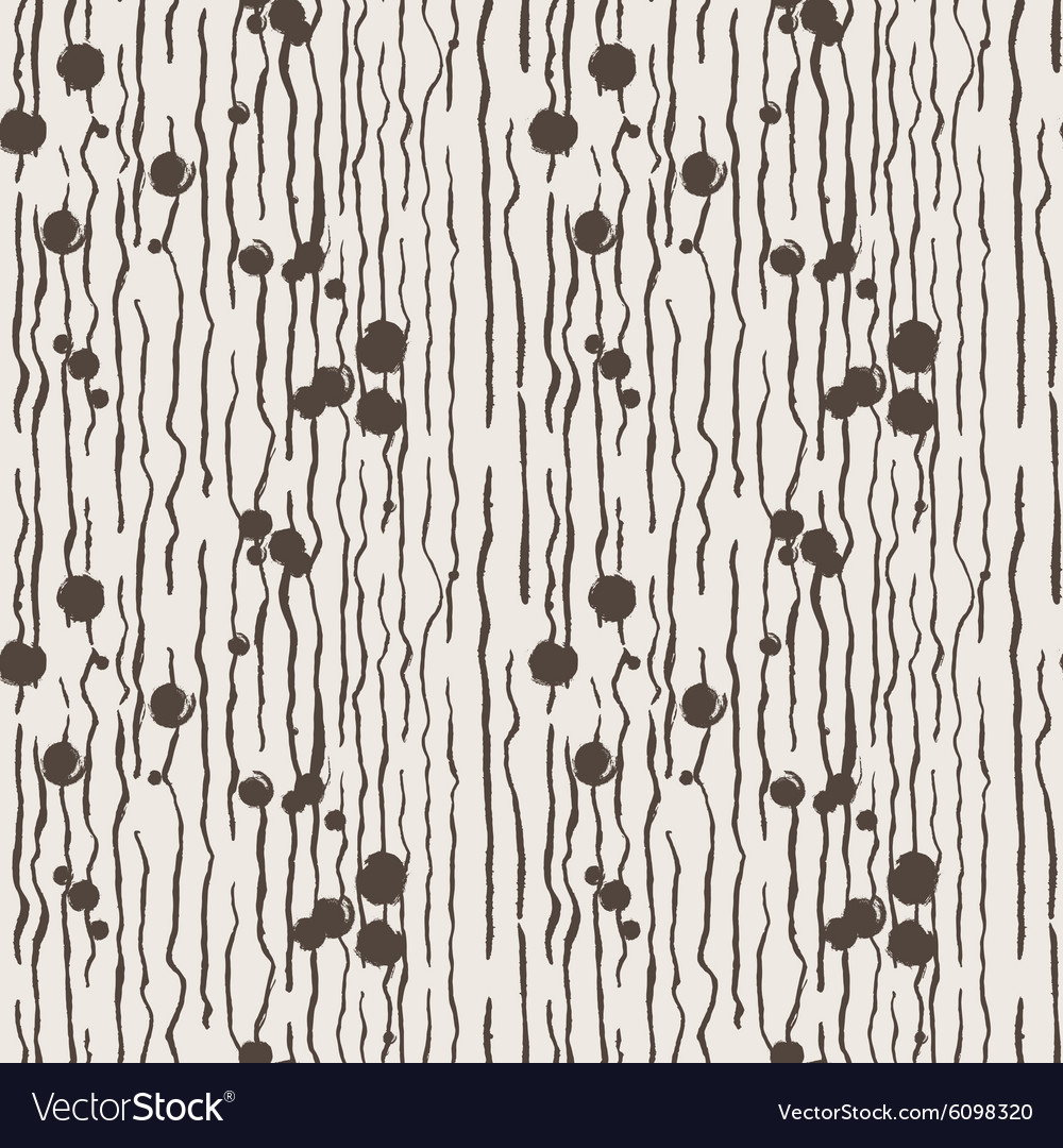 Seamless pattern of lines with grungy blots