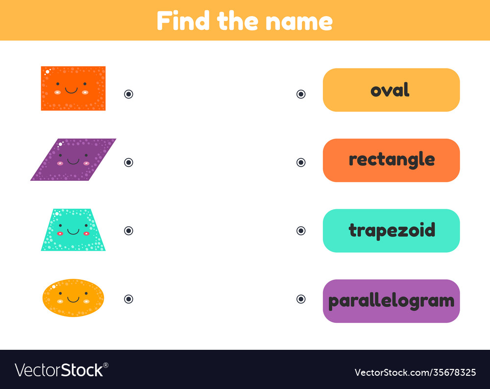 Find name matching game geometrical figure