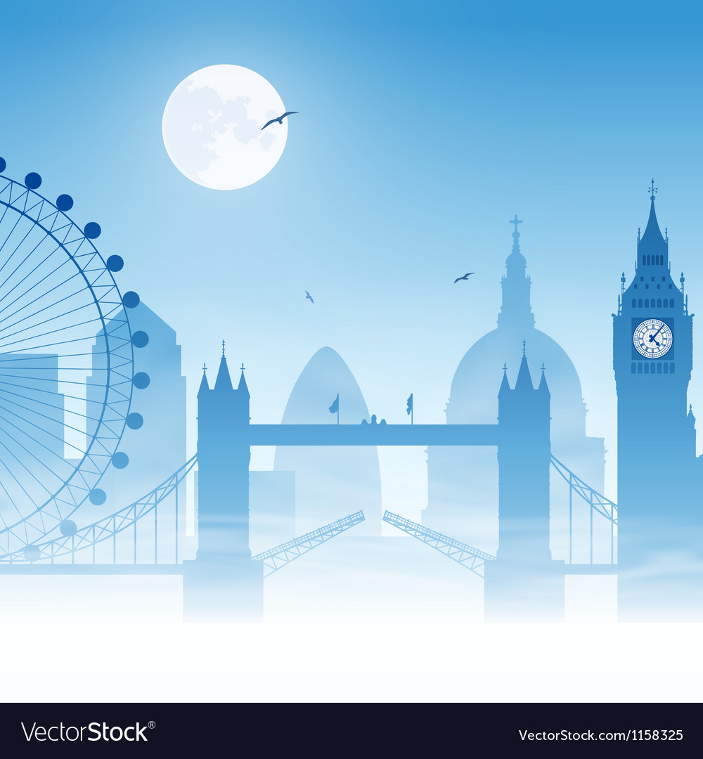 Misty London Nightscape