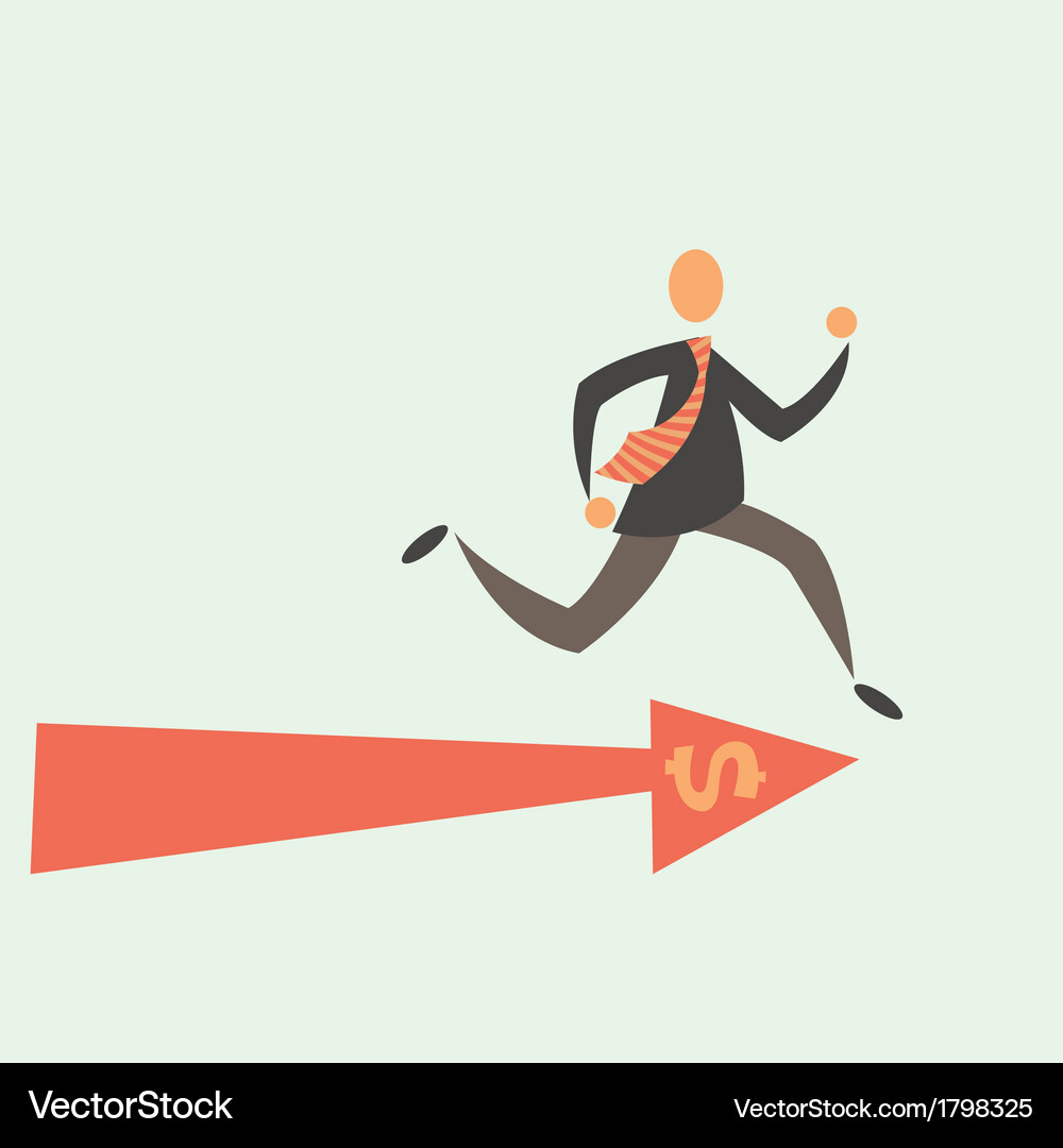 Running Royalty Free Vector Image - VectorStock