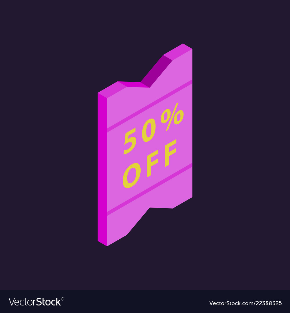 Special offer sale tag isolated discount