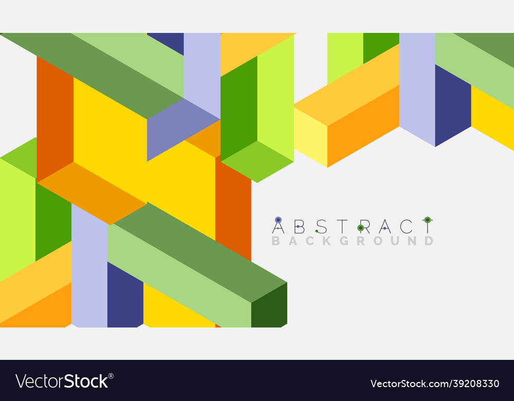 Abstract background 3d cubes cubic elements