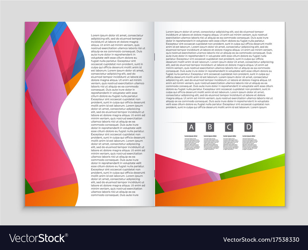 Abstract layout background set for art
