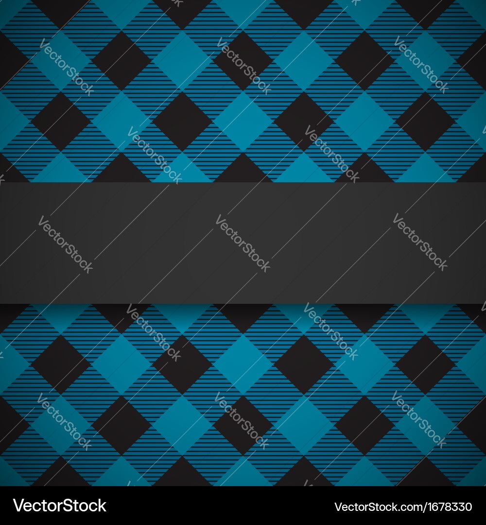 Blue tilted lumberjack plaid pattern Royalty Free Vector