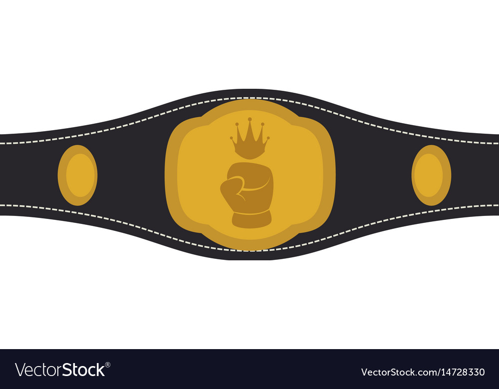 Boxing Trophy Championship Royalty Free Vector Image