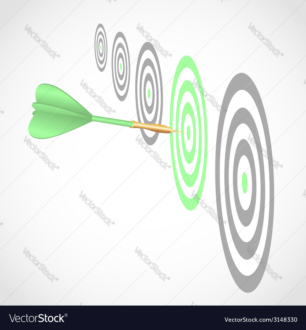 Dart right to target