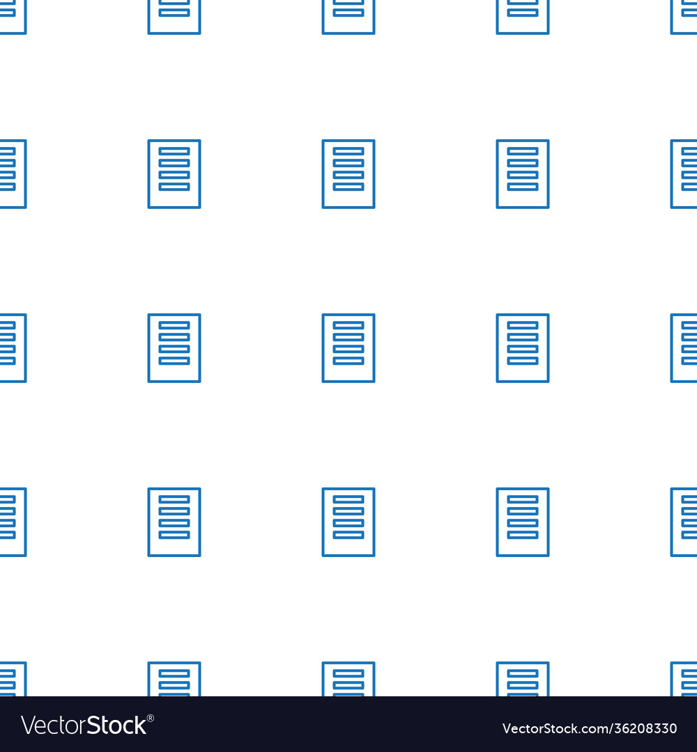 Document icon pattern seamless white background