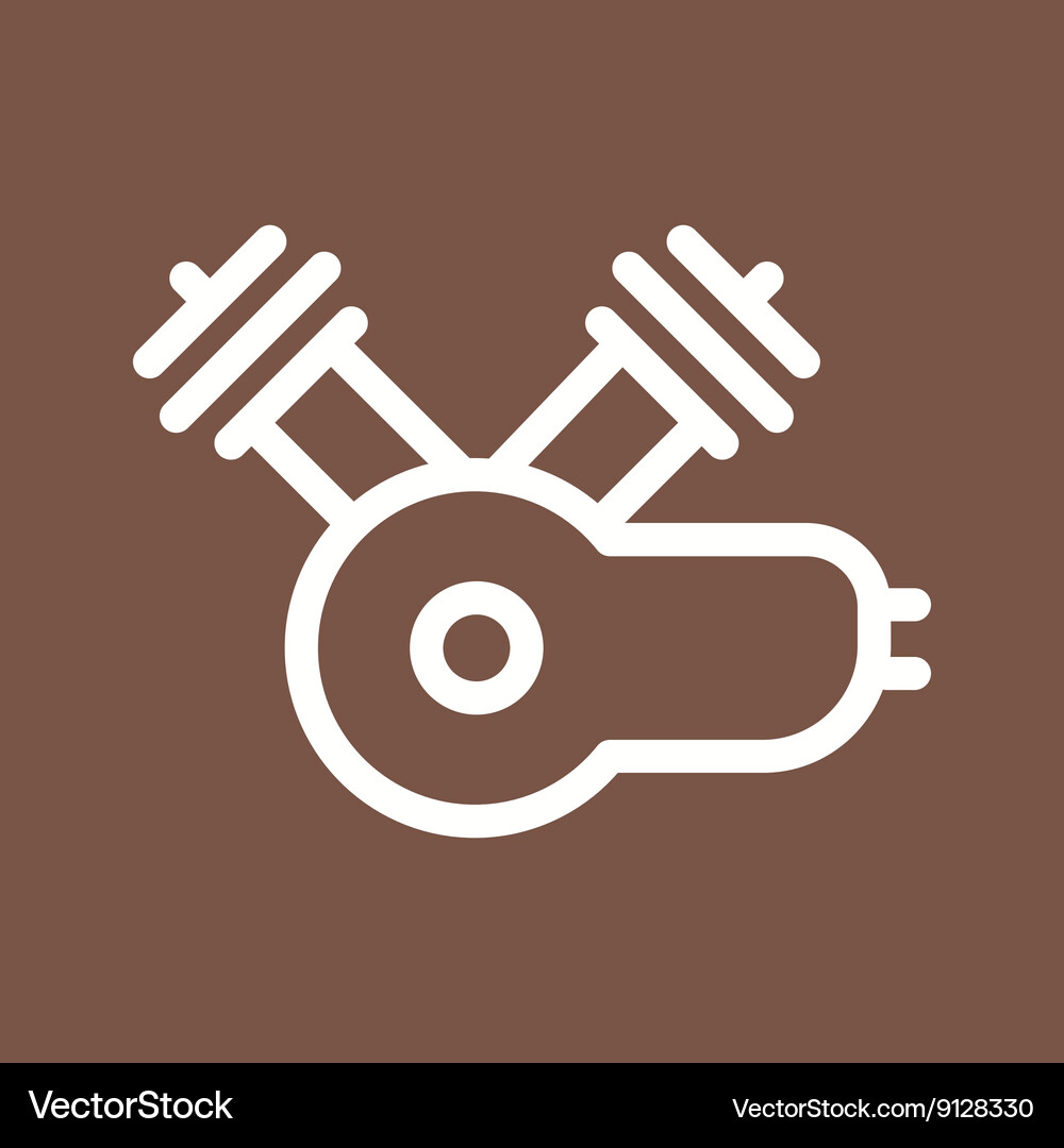 Engine motor Royalty Free Vector Image - VectorStock