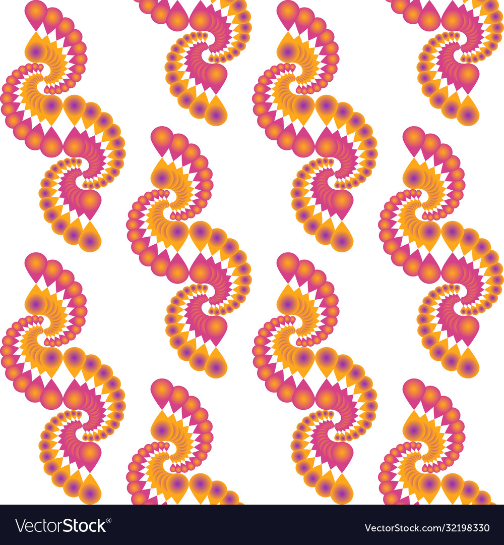 Fractal art seamless pattern abstract