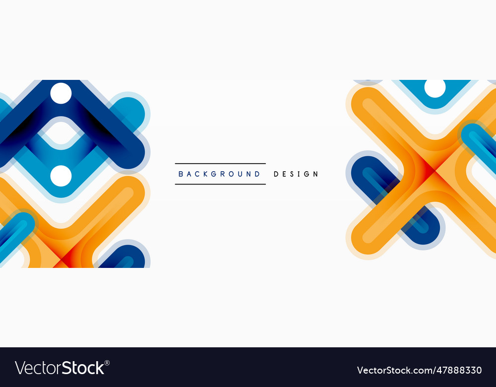 Minimal geometric background cross line design