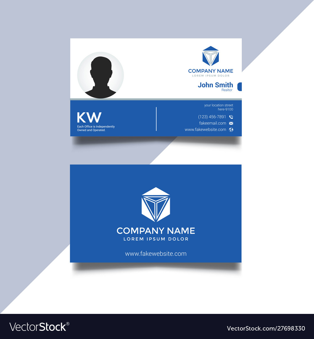 Modern creative and clean business card