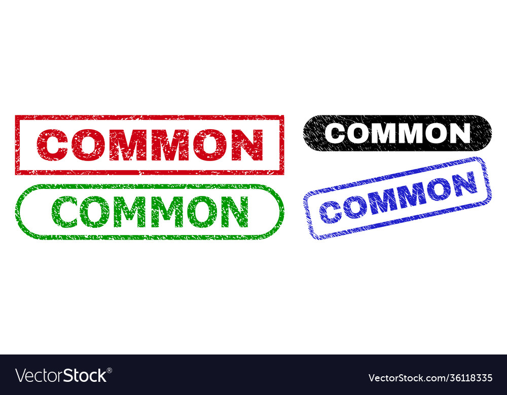 Common rectangle seals with unclean style