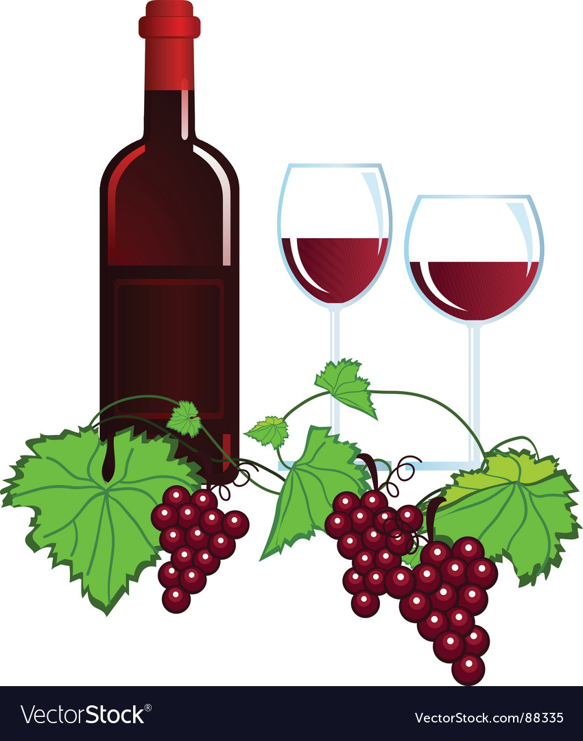 Wine yard Royalty Free Vector Image - VectorStock