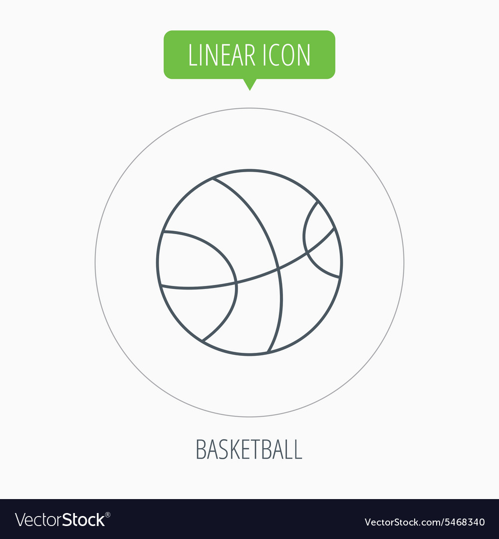 Basketball icon sport ball sign