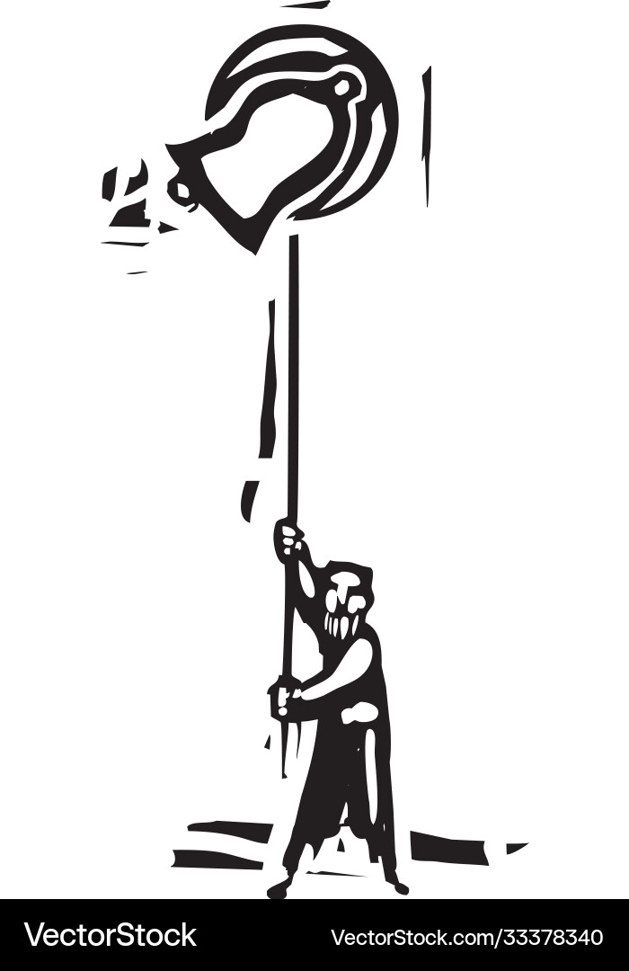 Bell ringing Royalty Free Vector Image - VectorStock