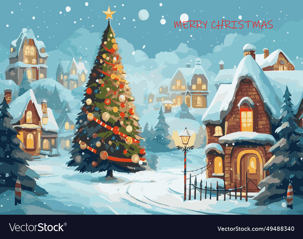 Merry christmas background Royalty Free Vector Image