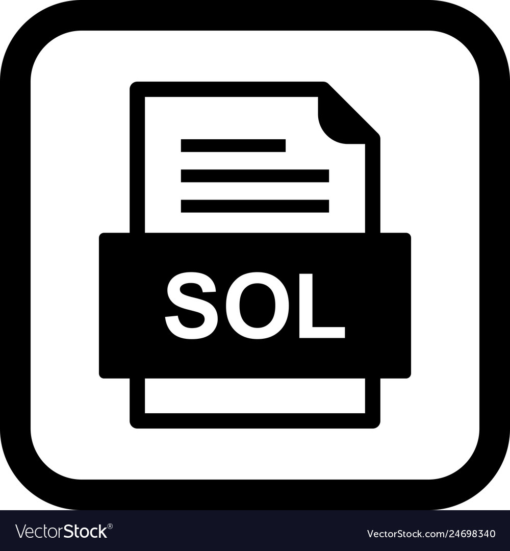 Sol file document icon