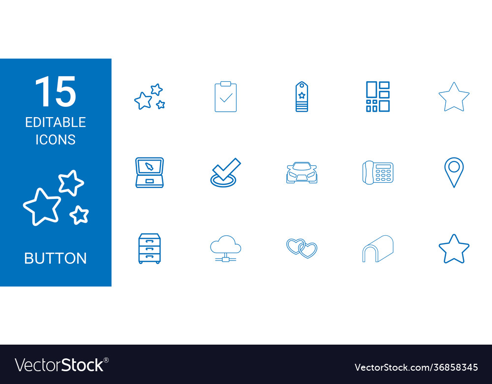 15 button icons