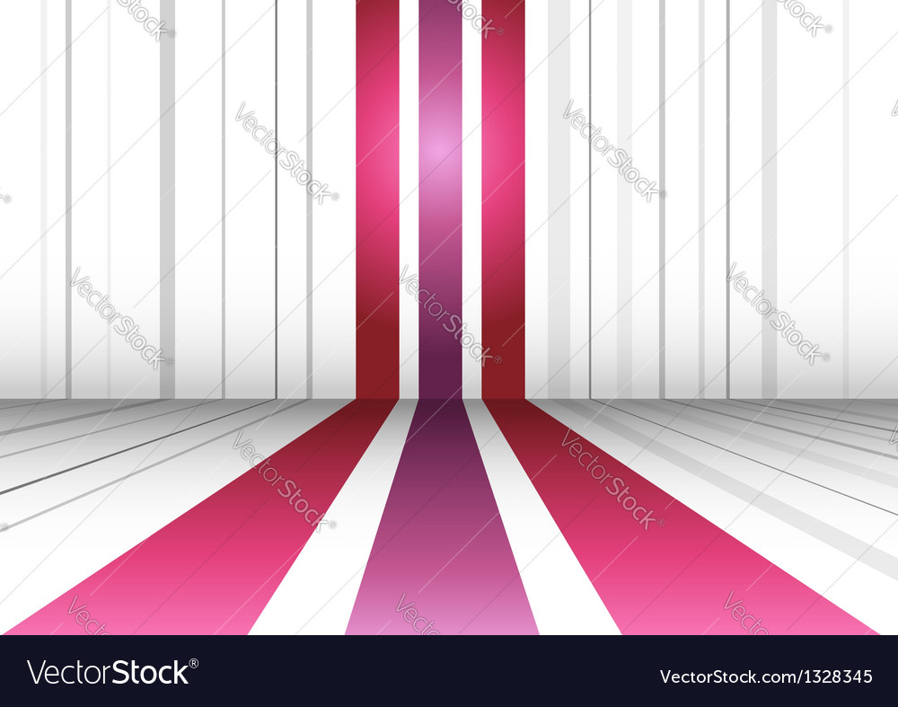 Abstract perspective background with three lines