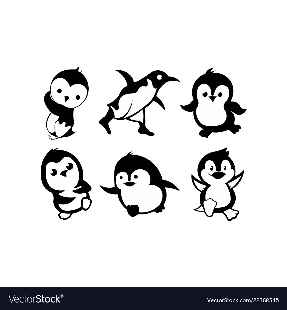 Cute Penguin Silhouette